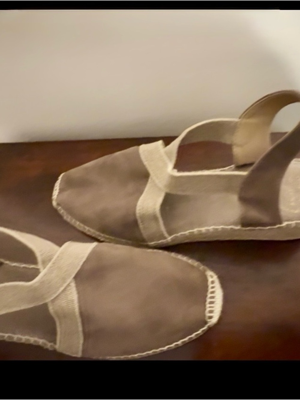 Toni Pons “Espadrille” wedge, elastic ankle, taupe, sz 10, used - Picture 4 of 11